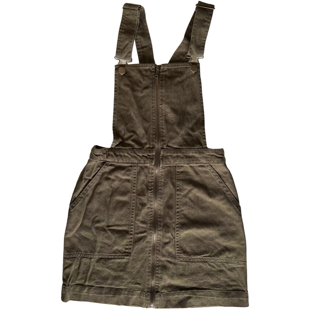 Olive Green Jumper Dress